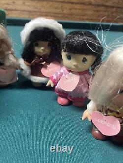Precious Moments Hi Babies Enesco Vintage 1989 Lot 8 Dolls In All