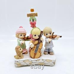 Precious Moments Hope Lane Musicians Figurine 4th Issue Holiday Fest 4.5