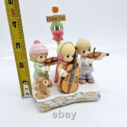 Precious Moments Hope Lane Musicians Figurine 4th Issue Holiday Fest 4.5