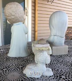 Precious Moments Huge 9 Inch O Come Let Us Adore Him # 111333 Nativity-new
