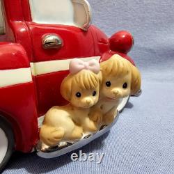 Precious Moments I Cherish Our Moments Together Red Pick Up Truck LE #1605/3000