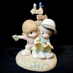 Precious Moments I'D BE LOST WITHOUT YOU 201031 Couple Travel Map Directions EUC