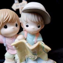 Precious Moments I'D BE LOST WITHOUT YOU 201031 Couple Travel Map Directions EUC