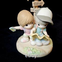Precious Moments I'D BE LOST WITHOUT YOU 201031 Couple Travel Map Directions EUC