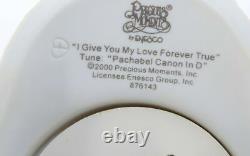 Precious Moments I Give You My Love Forever True Music Box Bride & Groom 876143