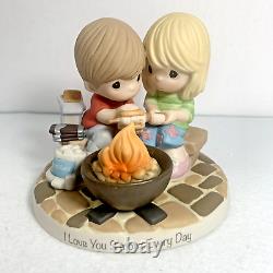Precious Moments I LOVE YOU S'MORE EVERY DAY Figurine Camping #183002 2018 NEW