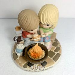 Precious Moments I LOVE YOU S'MORE EVERY DAY Figurine Camping #183002 2018 NEW