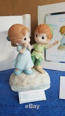 Precious Moments I'M NEVER LOST WHEN I'M WITH YOU 104010 DISNEY Peter Pan NIB