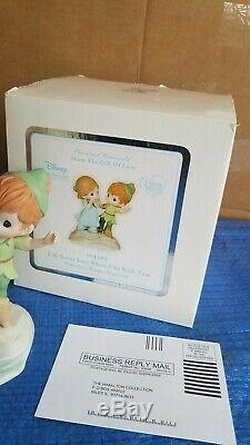 Precious Moments I'M NEVER LOST WHEN I'M WITH YOU 104010 DISNEY Peter Pan NIB