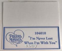 Precious Moments I'M NEVER LOST WHEN I'M WITH YOU 104010 Peter Pan Wendy NEW