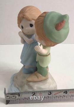 Precious Moments I'M NEVER LOST WHEN I'M WITH YOU 104010 Peter Pan Wendy NEW