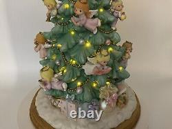 Precious Moments Illuminated Angel Christmas Tree Bradford Edition 2003 Enesco