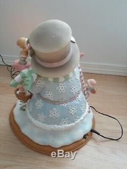 Precious Moments Illuminated Snowman' Building Something Special Limited Rare