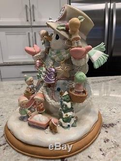Precious Moments Illuminated Snowman Building Something Special Limited Rare