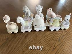 Precious Moments Incomplete 14-Piece Train Birthday Set Baby, 1,3-6, 8-12, 14-16
