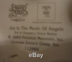 Precious Moments JOY IS THE MUSIC OF ANGELS LARGE ANGEL New Box