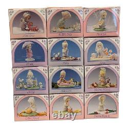 Precious Moments January Through December Miniature Monthly Figurines All Boxes