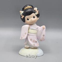 Precious Moments Japanese Girl Our Friendship Is Always In Bloom Figure