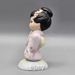 Precious Moments Japanese Girl Our Friendship Is Always In Bloom Figure