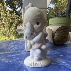 Precious Moments Jesus Loves Me Porcelain Angel Figurine, Christian