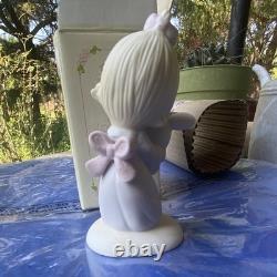 Precious Moments Jesus Loves Me Porcelain Angel Figurine, Christian