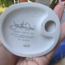 Precious Moments Jesus Loves Me Porcelain Angel Figurine, Christian