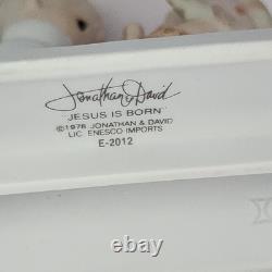 Precious Moments Jesus is Born 1978 Angel Shepard Enesco Jonathan & David