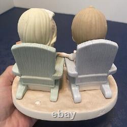 Precious Moments Just Me And You With An Occea View Ceramic Statue Sculpture