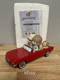 Precious Moments Just Me And You With The Horizon In View'65 Mustang WithCOA