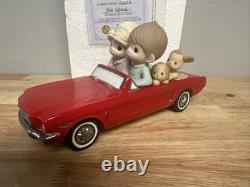 Precious Moments Just Me And You With The Horizon In View'65 Mustang WithCOA