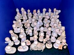 Precious Moments LARGE LOT of 60 Figures, Very Good Condition, NO BOXES