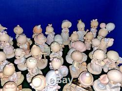 Precious Moments LARGE LOT of 60 Figures, Very Good Condition, NO BOXES