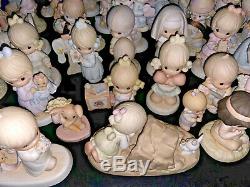 Precious Moments LARGE LOT of 60 Figures, Very Good Condition, NO BOXES