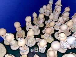 Precious Moments LARGE LOT of 60 Figures, Very Good Condition, NO BOXES
