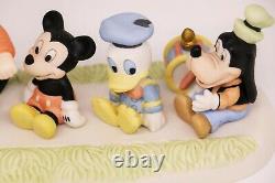 Precious Moments LEADER OF THE BAND 152005 Disney Mickey, Donald and Goofy