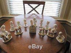 Precious Moments LOT OF 14 PCS, see figurine list in item description