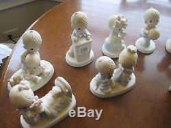 Precious Moments LOT OF 14 PCS, see figurine list in item description