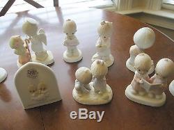 Precious Moments LOT OF 14 PCS, see figurine list in item description