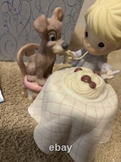 Precious Moments Lady & The Tramp The Shortest Distance Between Two Hearts. Rare