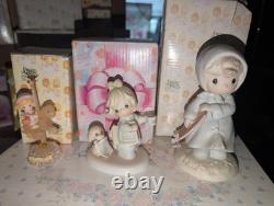 Precious Moments Large Collection Of Porcelain Figures, Books, And More