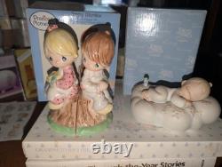 Precious Moments Large Collection Of Porcelain Figures, Books, And More