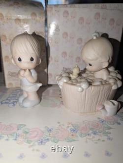 Precious Moments Large Collection Of Porcelain Figures, Books, And More