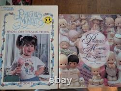 Precious Moments Large Collection Of Porcelain Figures, Books, And More