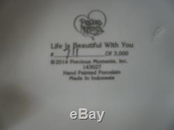 Precious Moments Life Is Beautiful With You 143027 Limited Edition NIB