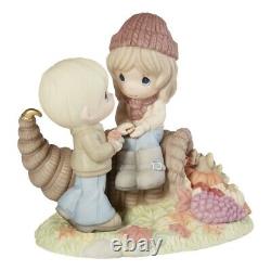 Precious Moments Limited Edition Couple on Large Cornucopia Figurine 211022