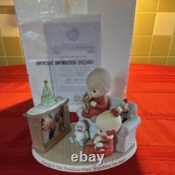 Precious Moments Limited Edition Porcelain Rudolph Family Christmas Figurine