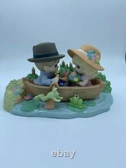 Precious Moments Limited Edition You Make My Heart Leap 173002 Couple in Boat