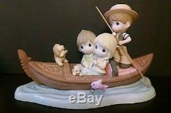 Precious Moments Limited Large Figurine Amore 123026 Couple On Gondola In Venice