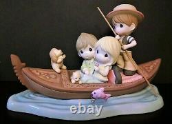 Precious Moments Limited Large Size Figurine Amore 123026 Gondola In Venice