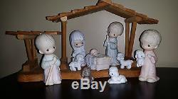 Precious Moments Lot 1976-1984 Figurines, Nativity & Musicals
